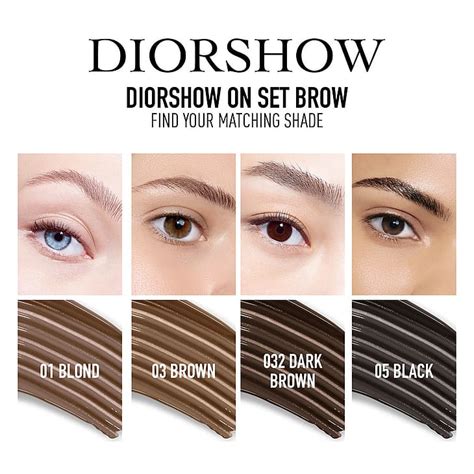 dior brow ink|diorshow on set brow.